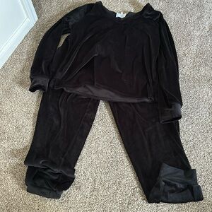soma velour pajama set